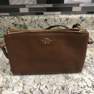 Coach Double-zip Crossbody Purse